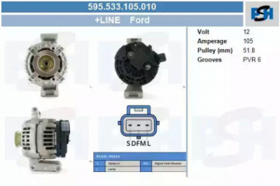 CV PSH 595533105010 -  Генератор